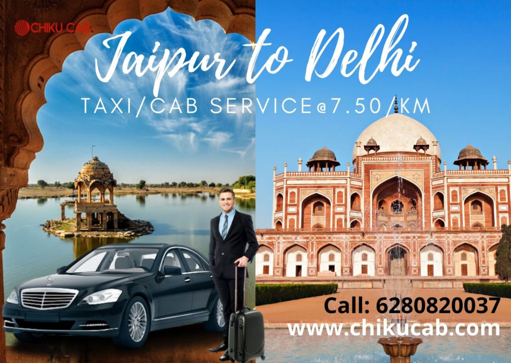 Jaipur to Delhi Taxi Service