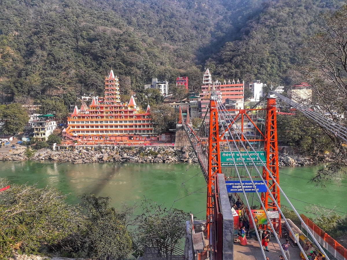 Lakshman Jhula Bridge Rishikesh Uttarakhand