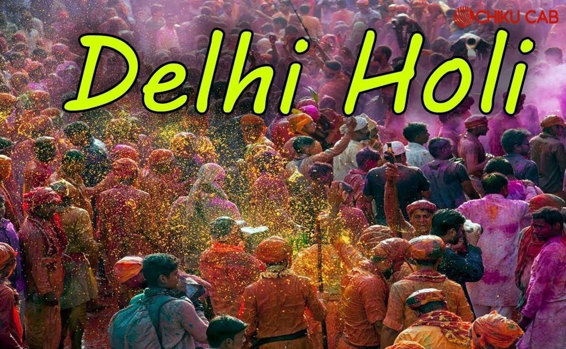 holi celebration in delhi