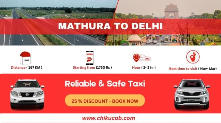 Mathura to Delhi Cab service