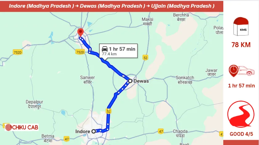  Indore to Ujjain