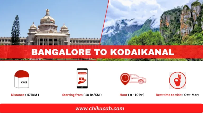 Bangalore to Kodaikanal Road Trip