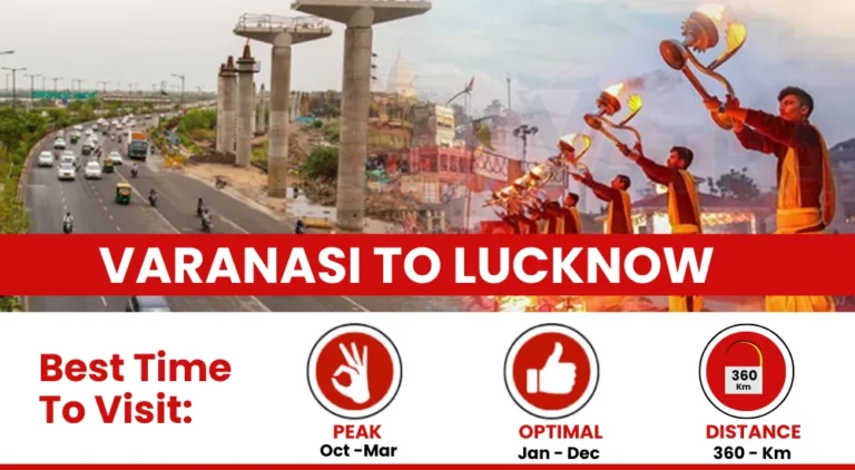 Varanasi to Lucknow