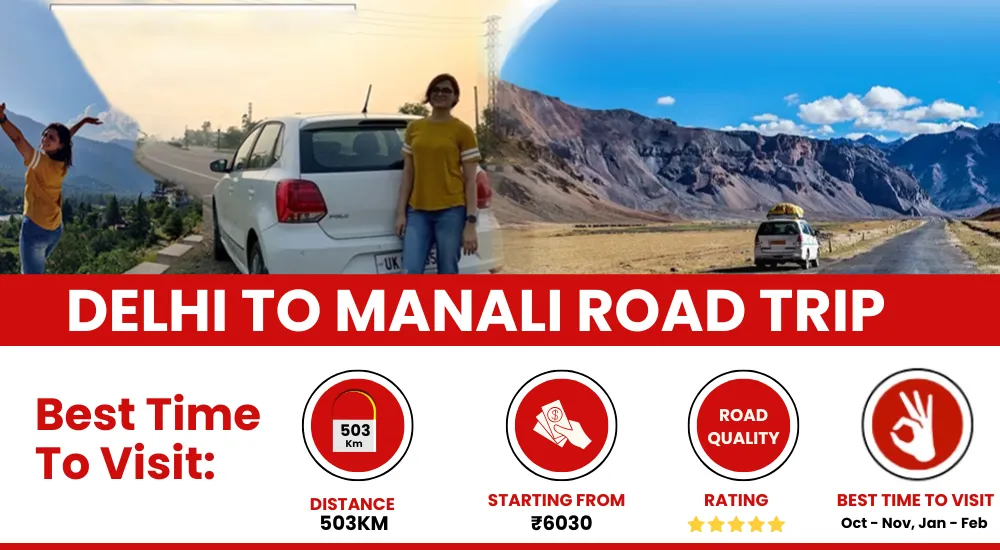 Delhi to Manali