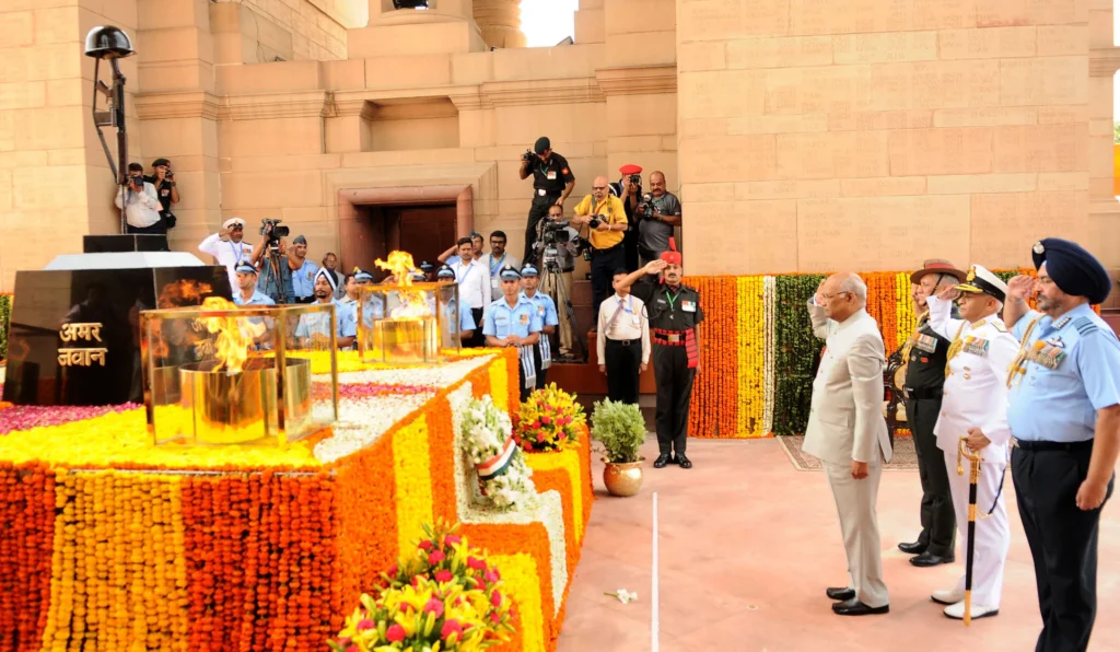 Pay Tribute at Amar Jawan Jyoti