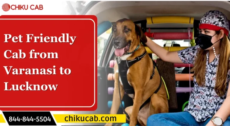 Varanasi to Lucknow Pet Friendly Cab