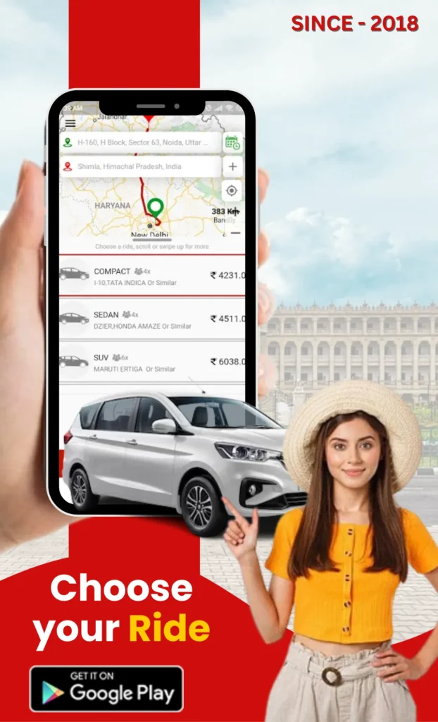 outstation cab booking