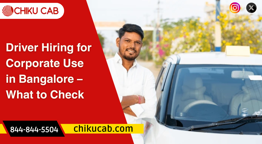 Driver Hiring for Corporate Use in Bangalore 