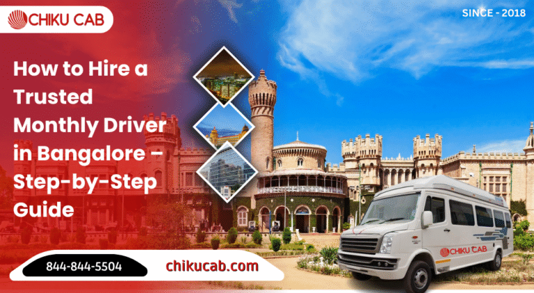 Trusted Monthly Driver in Bangalore