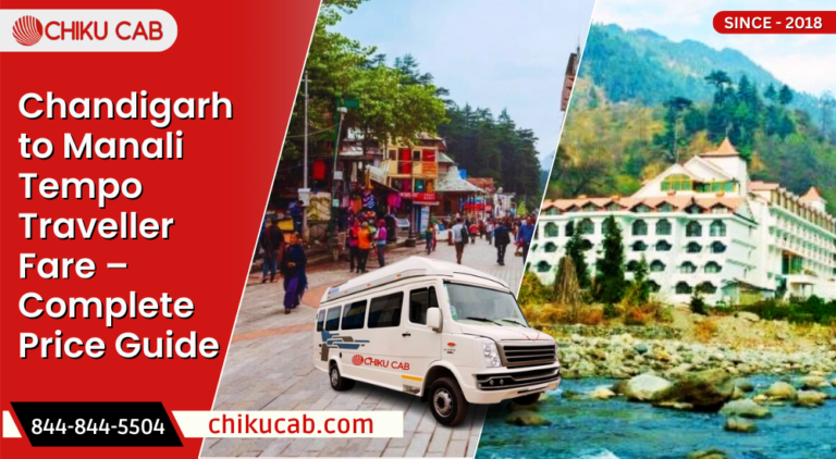 Chandigarh to Manali Tempo Traveller
