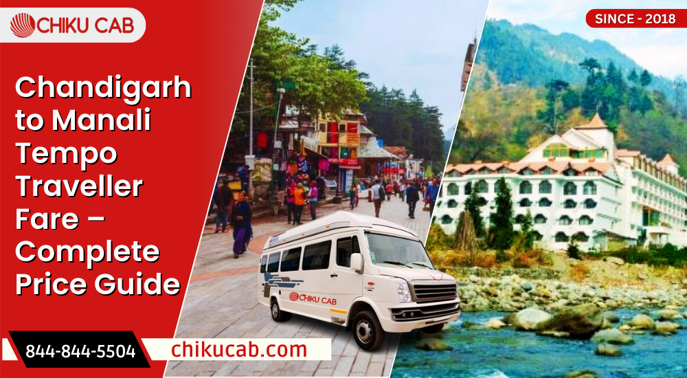 Chandigarh to Manali Tempo Traveller