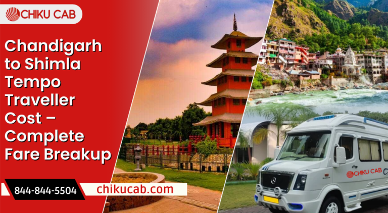 Chandigarh to Shimla Tempo Traveller Cost