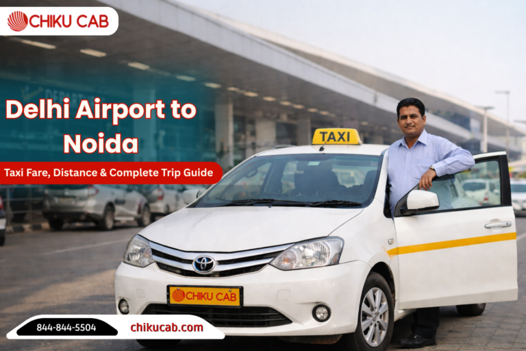Delhi Airport to Noida Taxi Fare