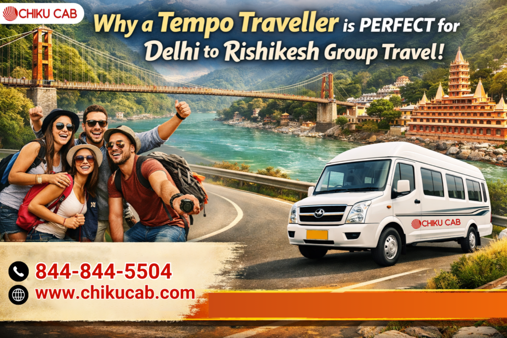 Why a tempo traveller is perfect for delhi to rishikesh group travel !