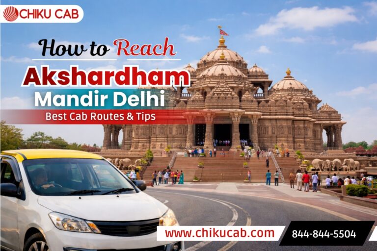 How to Reach Akshardham Mandir Delhi