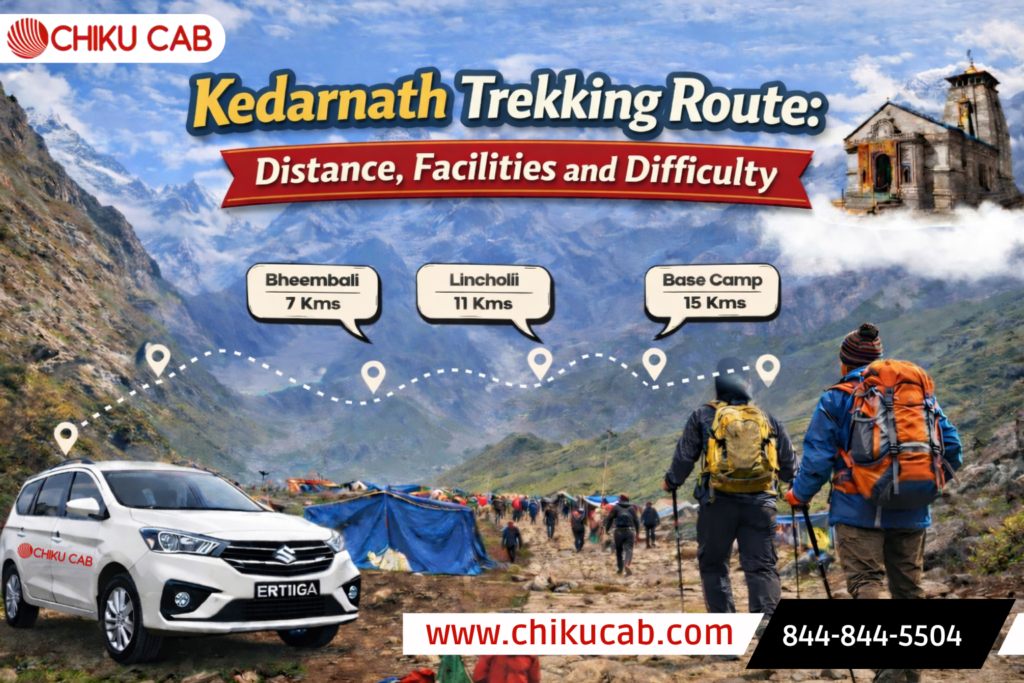Kedarnath Trekking Route Distance, Facilities and Difficulty