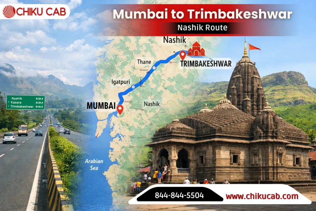 Mumbai to Trimbakeshwar Nashik Route