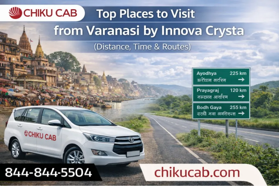 Places to Visit from Varanasi by Innova Crystas
