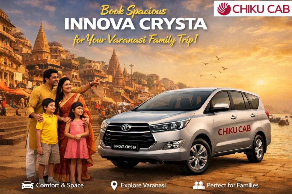 Innova Crysta for Your Varanasi