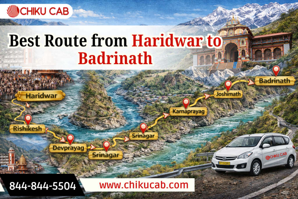 Best Route from Haridwar to Badrinath