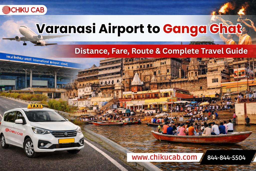 Varanasi Airport to Ganga Ghat Distance, Fare, Route & Complete Travel Guide