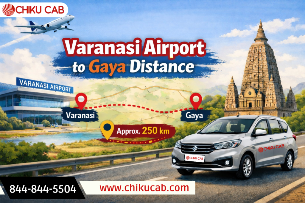 Varanasi Airport to Gaya Distance: