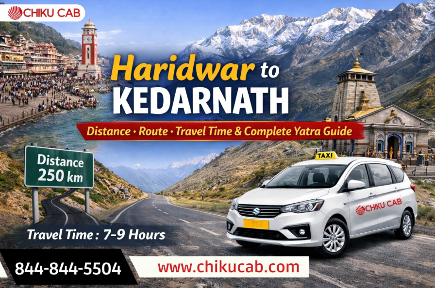 Haridwar to Kedarnath Distance