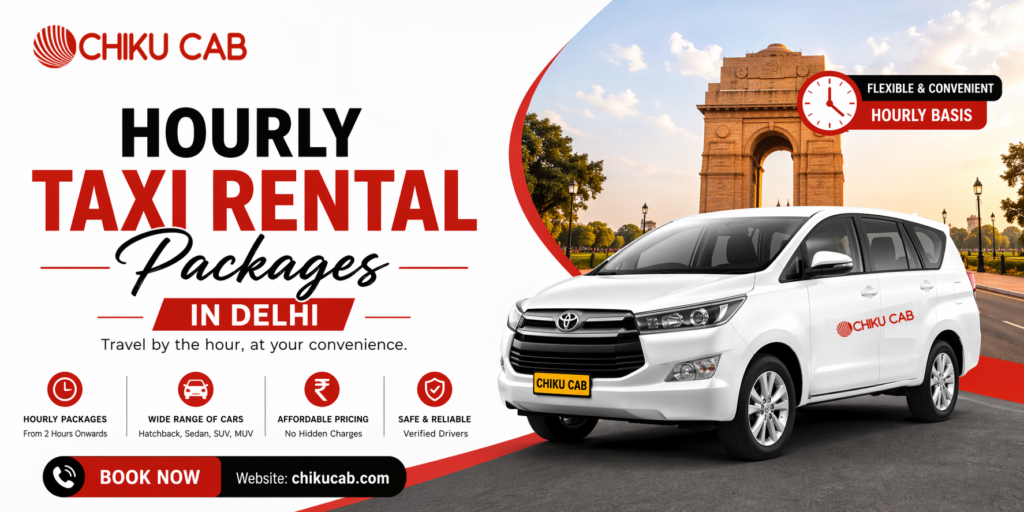 Hourly Taxi Rental Packages in Delhi