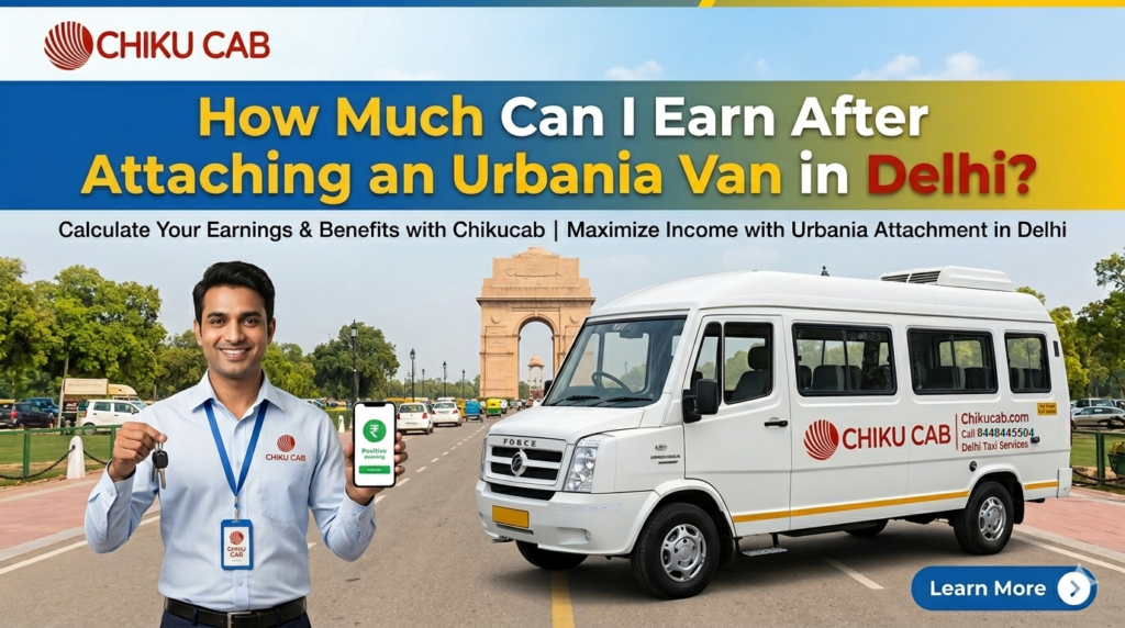 How Much Can I Earn After Attaching an Urbania Van in Delhi