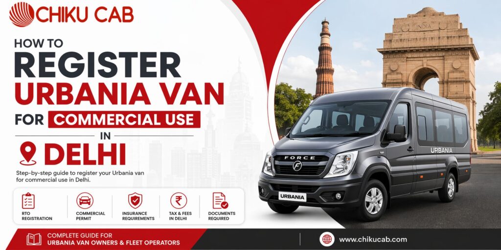 How to Register Urbania Van for Commercial Use in Delhi