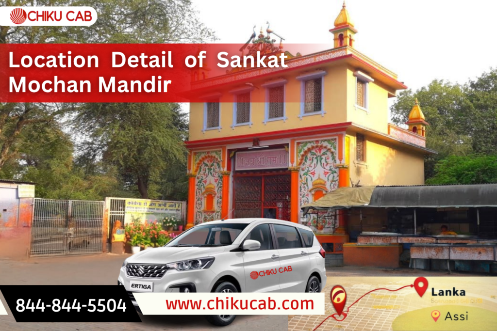 Location Detail of Sankat Mochan Mandir