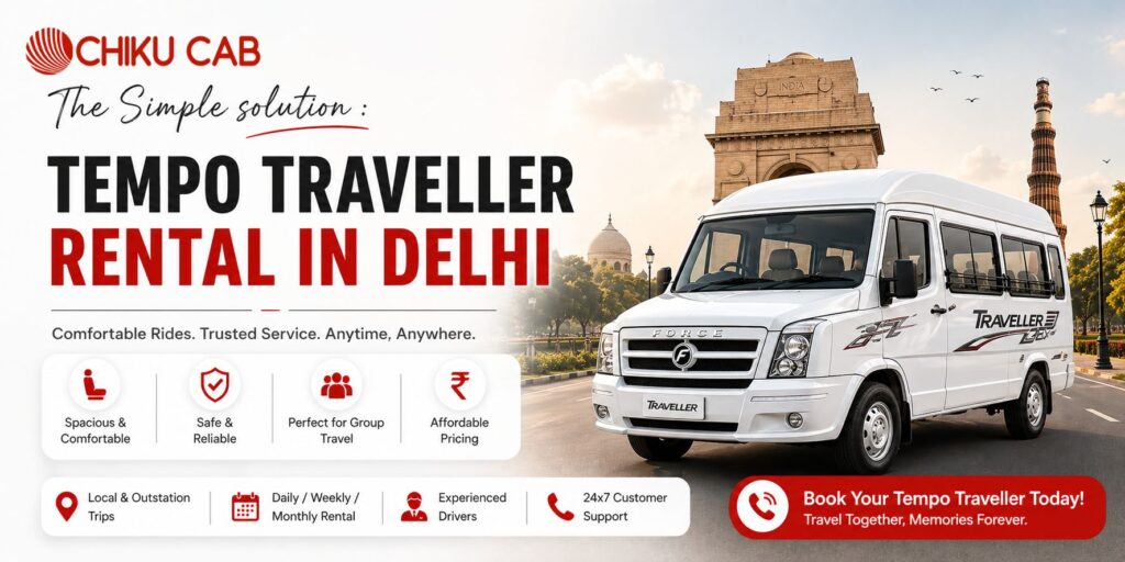The Simple solution : Tempo Traveller Rental in Delhi 