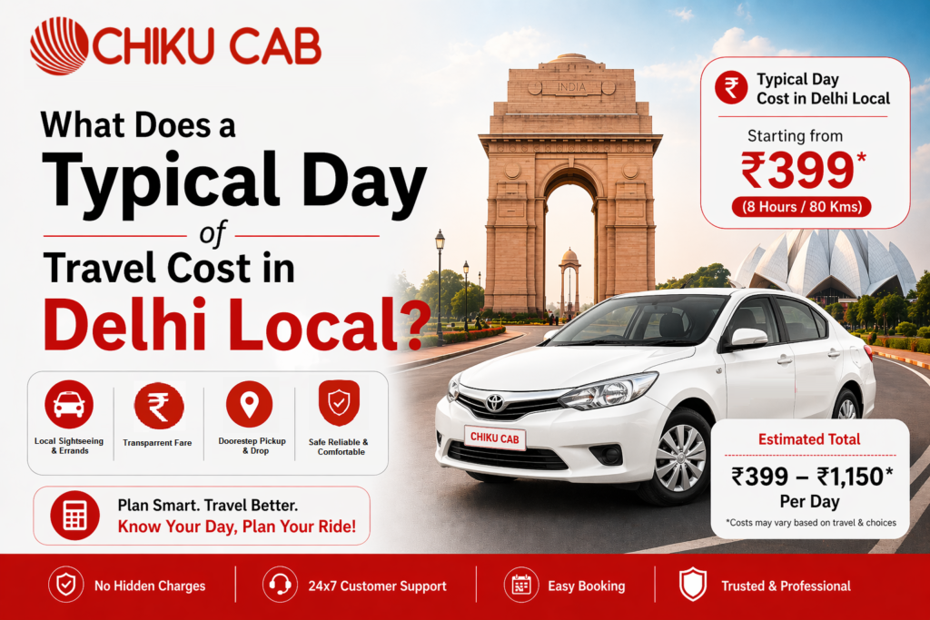 What Does a Typical Day of Travel Cost in Delhi Local 