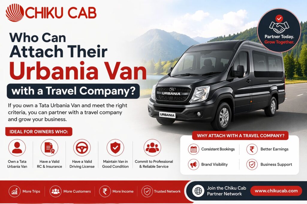 Who Can Attach Their Urbania Van with a Travel Company