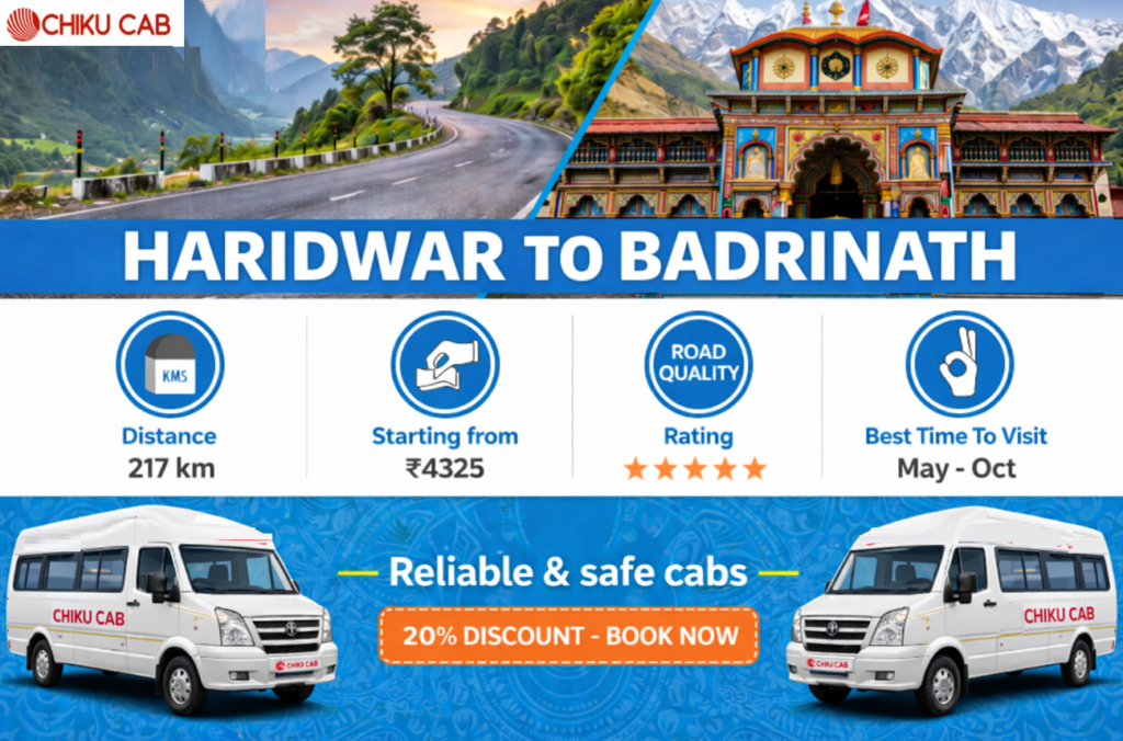 haridwar to bardrinath tempo traveller