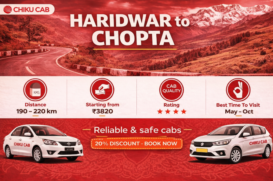 haridwar to chopta travel