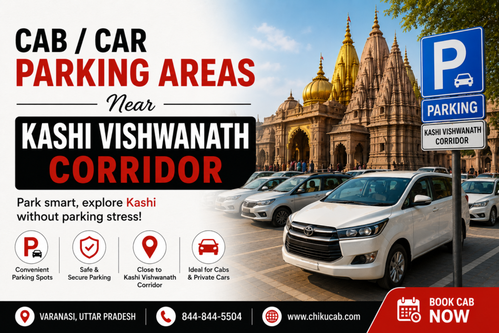 Cab / Car Parking Areas Near Kashi Vishwanath Corridor