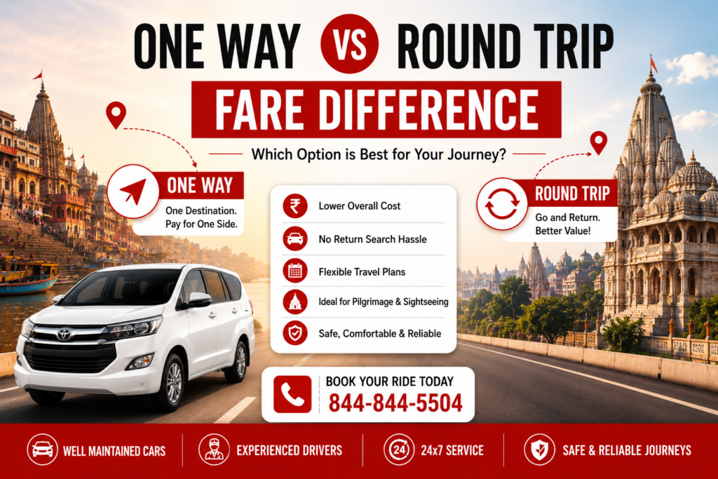 One Way and Round Trip Fare Difference