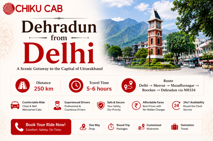 Dehradun from Delhi
