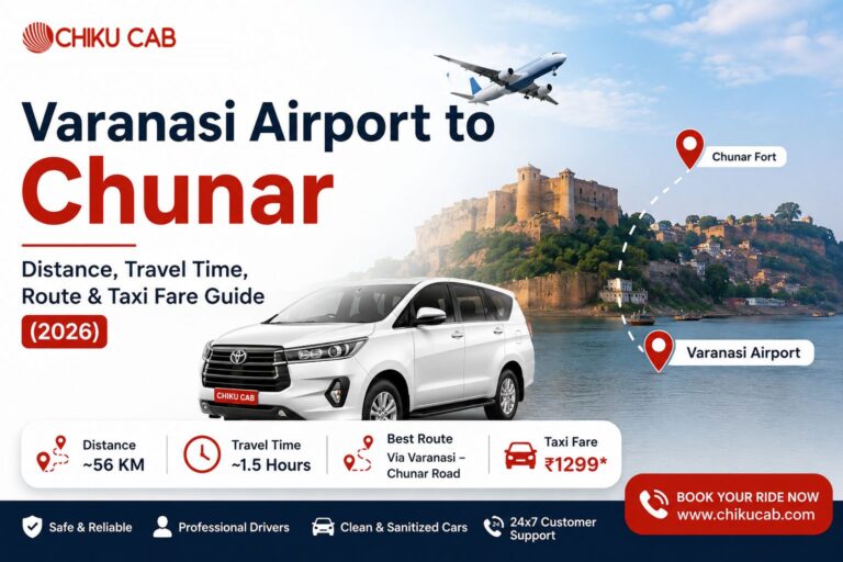Varanasi Airport to Chunar Distance, Travel Time, Route & Taxi Fare Guide (2026)