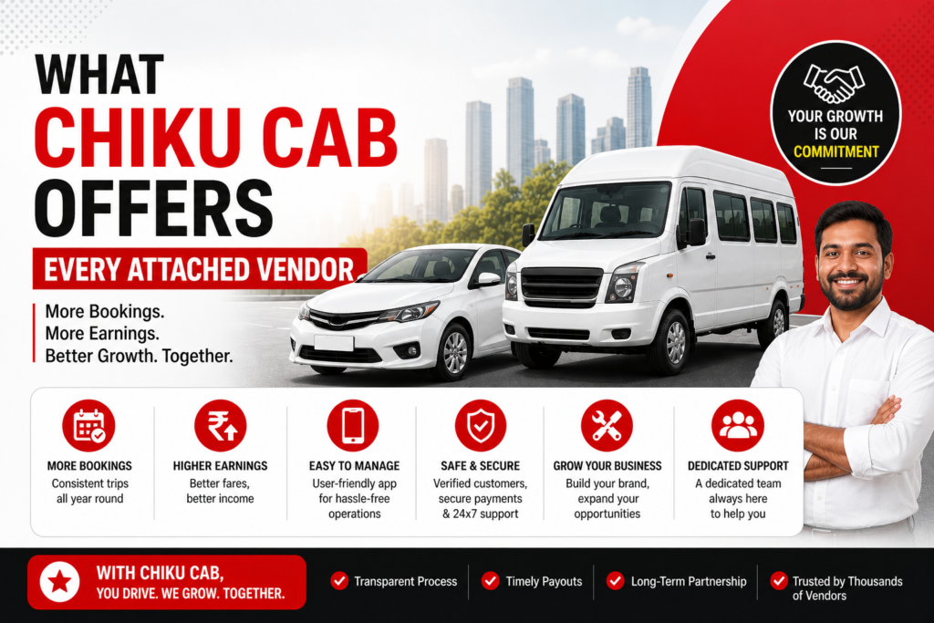 What Chiku Cab Offers Every Attached Vendor