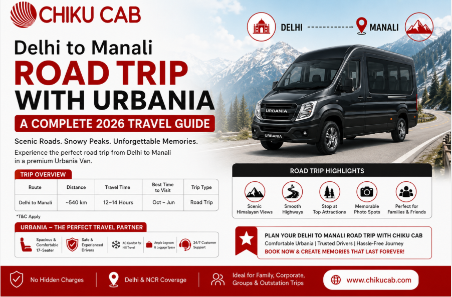 Delhi to Manali Road Trip with Urbania