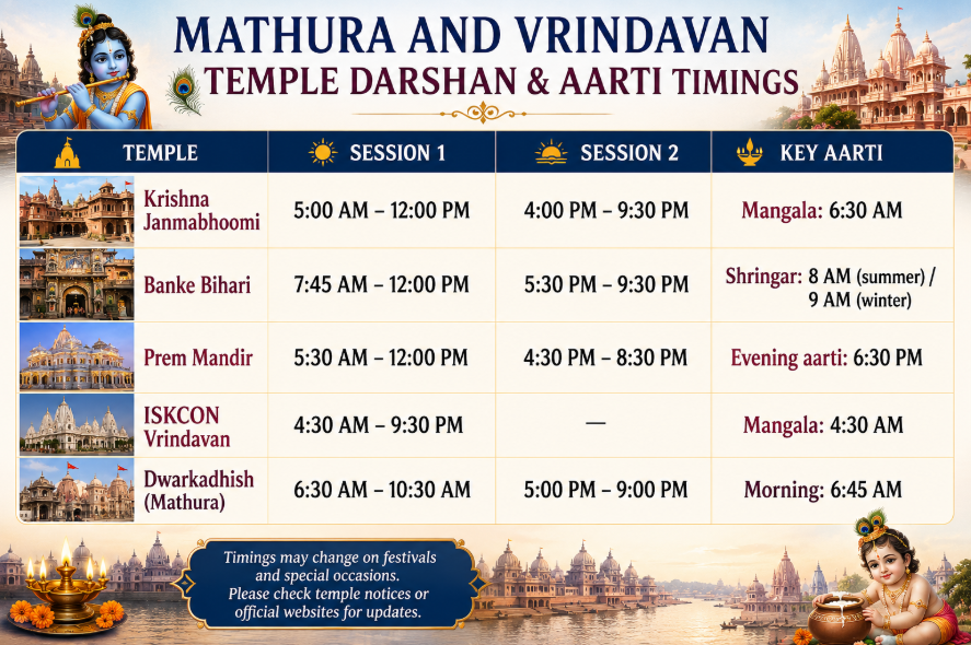 Mathura and vrindavan
