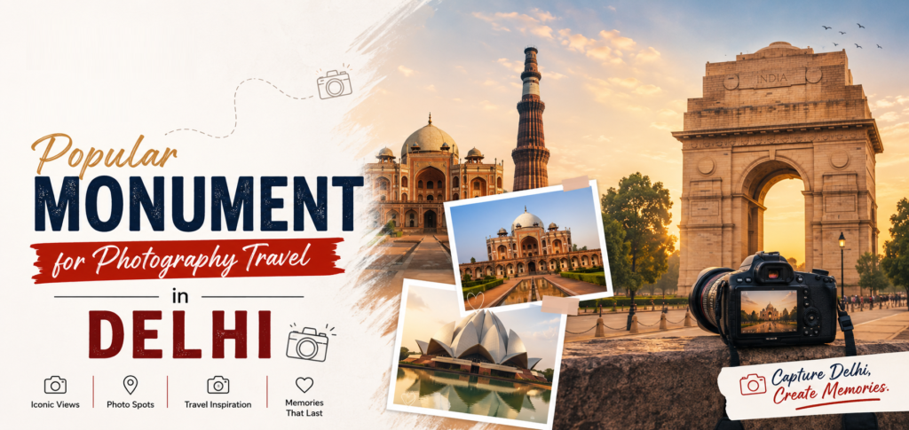 Popular Monument for Photography Travel in Delhi
