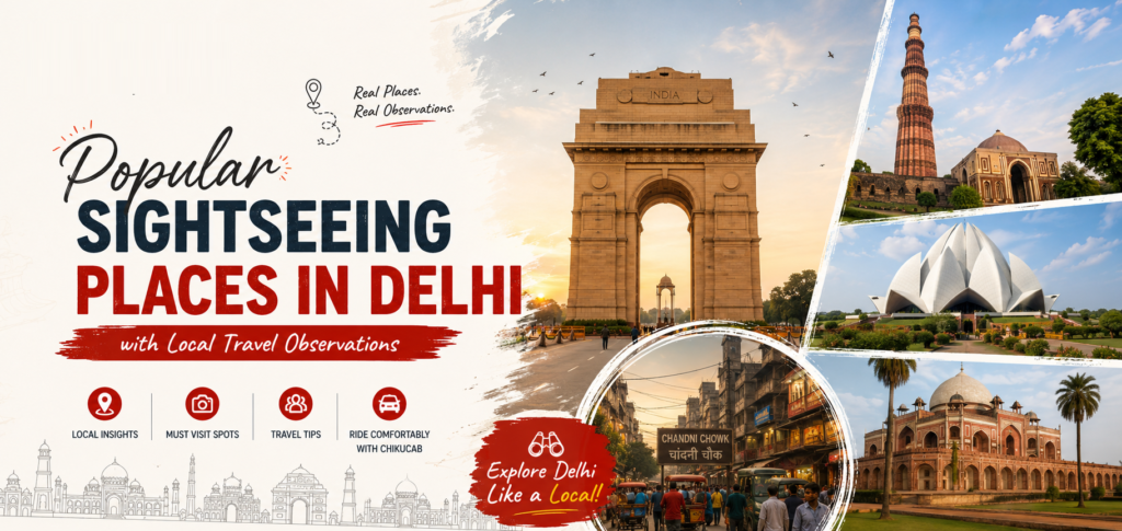 Popular Sightseeing Places in Delhi with Local Travel Observations