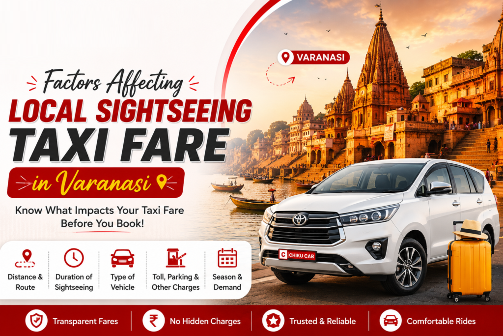 Factors Affecting Local Sightseeing Taxi Fare in Varanasi