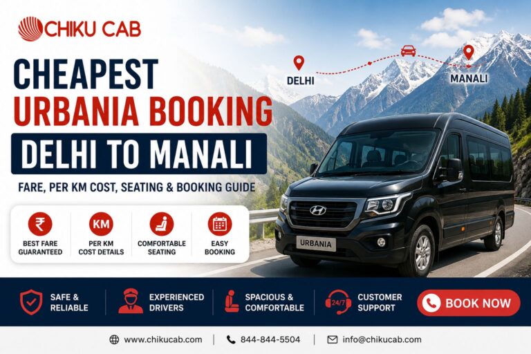 Urbania Booking Delhi to Manali