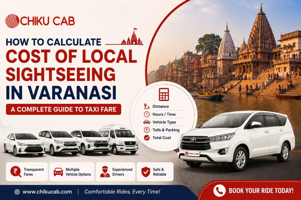 How To Calculate Cost of Local Sightseeing in Varanasi -  A Complete Guide to Taxi Fare