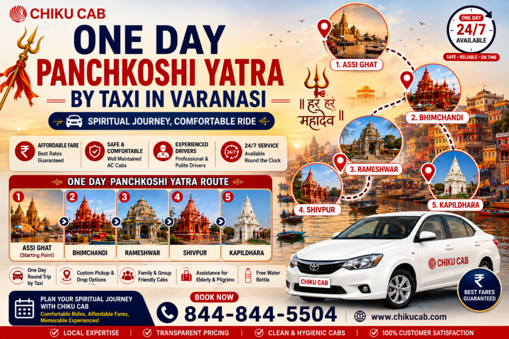Panchkoshi Yatra by Taxi in Varanasi