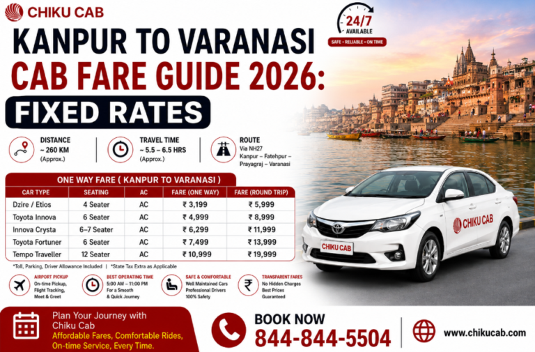 Kanpur to Varanasi Cab Fare